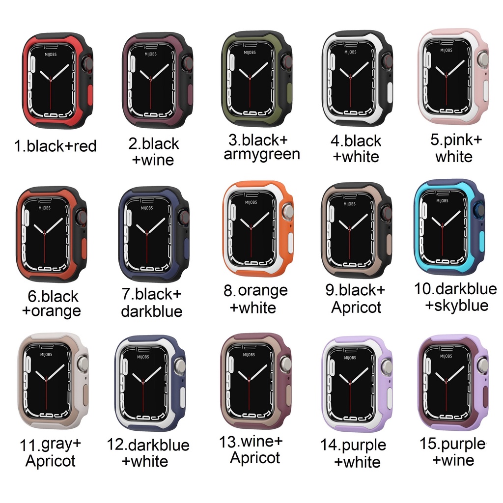 ภาพหน้าปกสินค้าเคส apple watch เคสนาฬิกาข้อมือ แบบนิ่ม กันกระแทก สําหรับ Apple Watch i Watch Series 8 7 6 SE 5 4 ขนาด 41 มม. 45 มม. 44 มม. 40 มม. เคส applewatch จากร้าน ft.th บน Shopee