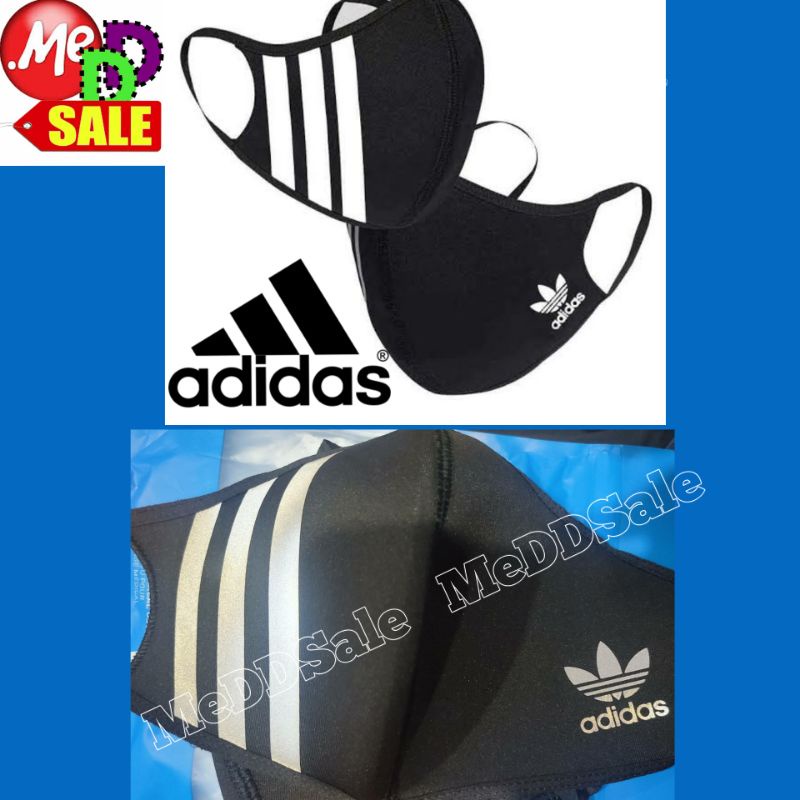 Adidas - ใหม่ หน้ากากผ้า 2 ชั้น+ช่องใส่แผ่นกรอง CLOTH MASK/ FACE COVERS ...