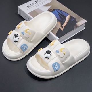 🔥 Seongnam 🐬Thailand Shipping 🔥รองเท้าแตะผู้หญิง รองเท้าส้นหนา น่ารัก การ์ตูน สบาย