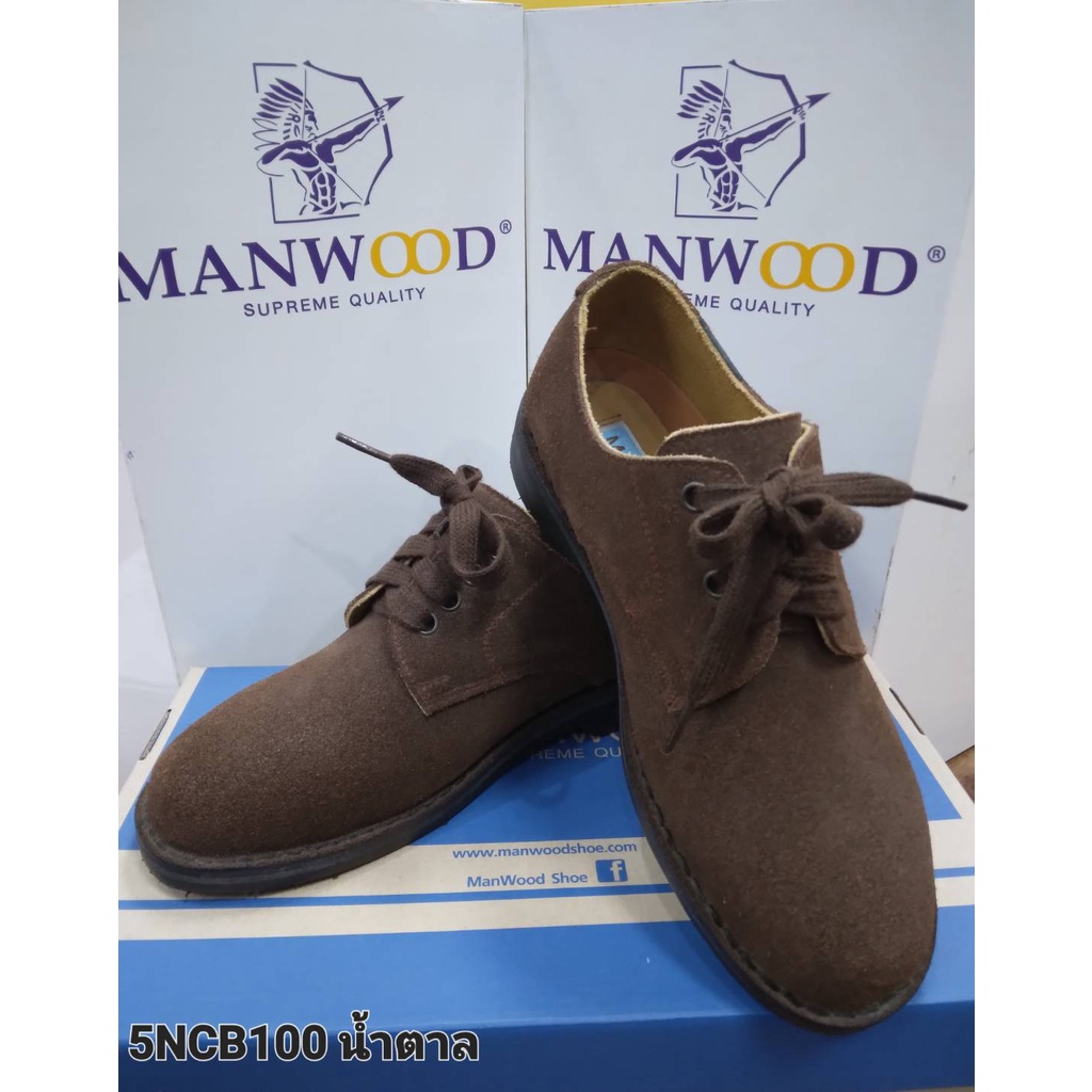 รองเท้าหนังกลับ-ชาย-manwood-size-36-45-แบรนด์แท้-100