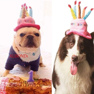 Alisond1 หมวกสัตว์เลี้ยง สามารถปรับได้ เหมาะกับงานปาร์ตี้วันเกิด สําหรับสุนัข แมว