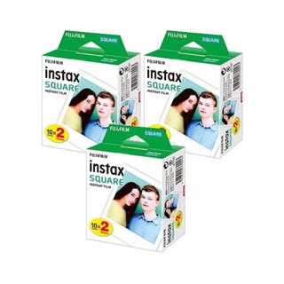 FUJIFILM ฟิล์มสีทันที instax SQUARE WW2 60 แผ่น/ 120 แผ่น สินค้าญี่ปุ่น