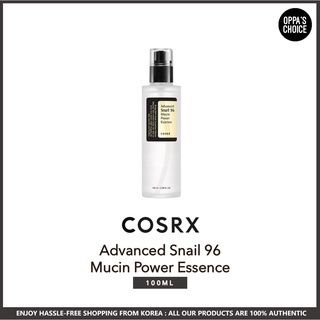 [แท้/พร้อมส่ง] COSRX ADVANCED SNAIL 96 MUCIN POWER ESSENCE 100ML