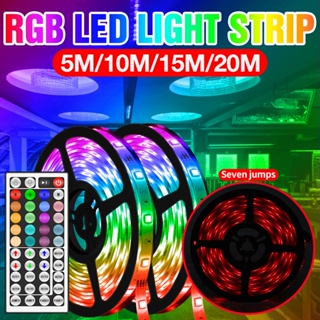 5050 LEDริ้วสายไฟ12V กันน้ำ RGB Strip ไฟยืดหยุ่นนีออนไฟ Magic ตกแต่งคริสต์มาสของขวัญบ้านโคมไฟ Strip