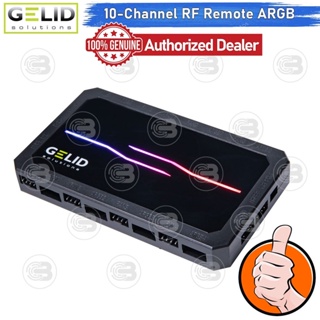 [CoolBlasterThai] Gelid AMBER 8 PRO 10-Channel RF Remote ARGB+8 PWM Channels Controller ประกัน 2 ปี