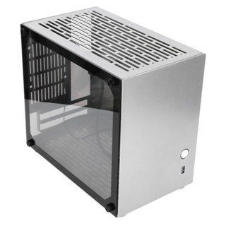 Aries306 Computer Case Mini Portable Small ITX Motherboard Desktop Host Side Transparent 110‑240V