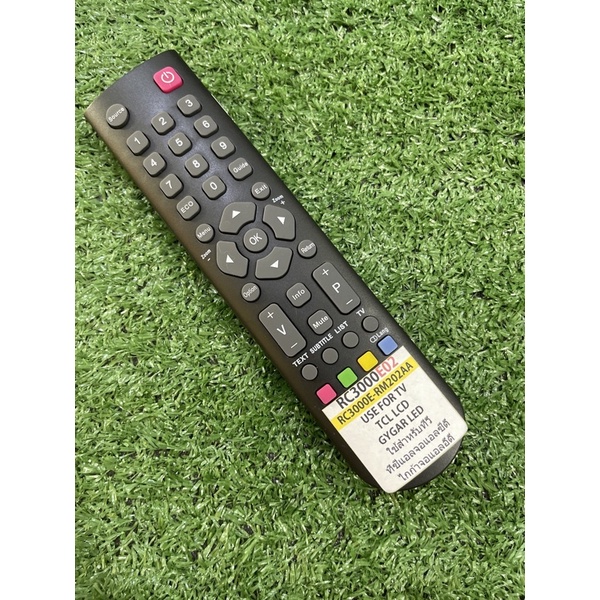 รีโมท-tv-รุ่น-rc3000e02-rc3000e-rm202aa-use-for-tv-tcl-lcd-gygar-led-ตามภาพใส่ถ่านใช้งานได้เลย