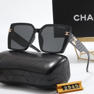 Chanel แบรนด์หรู ขนาดใหญ่ กรอบแว่นกันแดด แฟชั่น ดีไซน์คลาสสิก สี่เหลี่ยม สําหรับผู้ชาย ผู้หญิง แว่นตากันแดด uv400