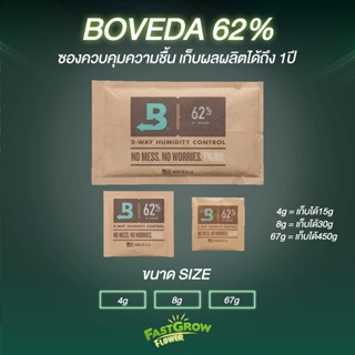 boveda 62% ซองควมคุมความชื้น 67g