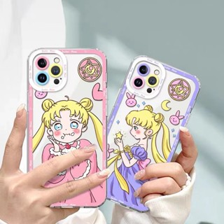 เคสโทรศัพท์มือถือ แบบใส ลายการ์ตูนเซเลอร์มูนน่ารัก สําหรับ case samsung Galaxy A05 A05S A21S A03 A72 A20S A03S A02S A71 A11 A02 A20 A30 A32 A13 A12 A30S A50 A50S A7 2018 A10S A04 A04S A52 A52S A31 A53 A51 M11 M12 M02 A23