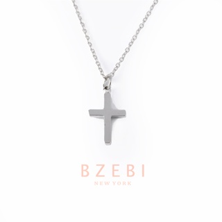 BZEBI สร้อยไม้กางเขน ผู้ชาย แฟชั่น เท่ๆ โซ่ ผู้หญิง สแตนเลส necklace เครื่องประดับ สําหรับผู้หญิง 846N