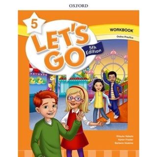 DKTODAY หนังสือแบบฝึกหัด LETS GO 5 WORKBOOK WITH ONLINE PRACTICE (5ED)