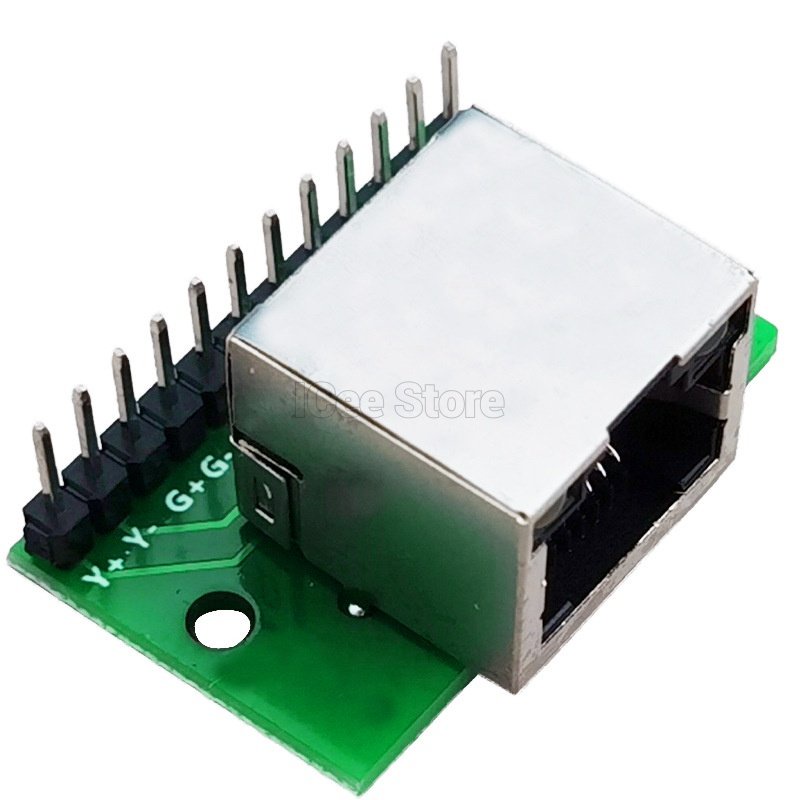 Rj45 บอร์ดอะแดปเตอร์เครือข่าย 8Pin หัวคริสตัล ซ็อกเก็ตตัวเมีย PCB ...