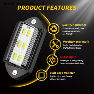 Ever หลอดไฟซีนอน LED 6 ดวง สีขาว สําหรับติดป้ายทะเบียนรถยนต์ รถบรรทุก SUV RV รถพ่วง รถตู้ เรือ