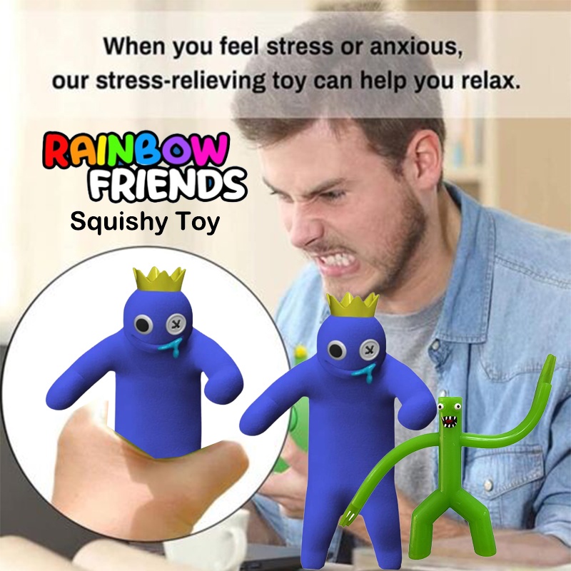 13cm-roblox-rainbow-friends-squishy-toy-stress-relieve-decompression-prop-kids-adult-gift-relieve-study-work-stress