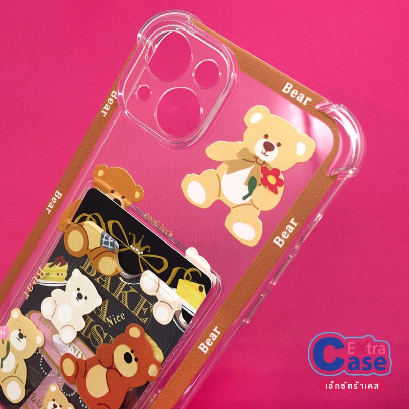 11-14-14plus-14promax-oppo-a16-vivo-y02s-y21-2021-เคสนิ่มใสมุมกันกระแทกกันกล้อง-tpu-ด้านหลังมีช่องใส่การ์ด