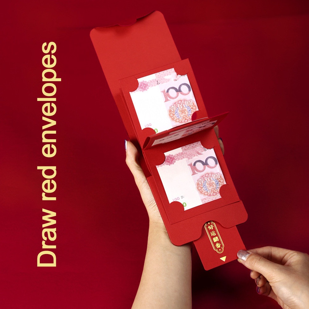 2023-cny-สร้างสรรค์ปีใหม่ซองจดหมายสีแดงดึงออกแพ็คเก็ตสีแดง-hongbao-เทศกาลฤดูใบไม้ผลิจีนกระเป๋าสีแดงที่ดีที่สุดปรารถนาโชคดีกระเป๋าเงินถุงของขวัญ-bri
