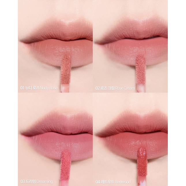 แท้-พร้อมส่ง-dasique-cream-de-rose-tint-ตื้นกุหลาบ-เนื้อกำมะหยี่