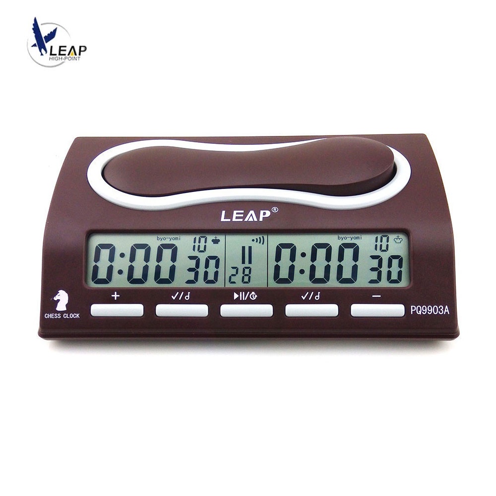 LEAP Chess Clock Digital Backgammon Professional Electronic Checkers