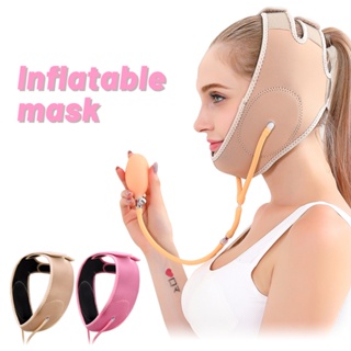 Inflatable Face Slimming Band Air Press Lift Up Belt Face-Lift Mask Massager V-Line Cheek Chin Slimming Belt Face Shaper