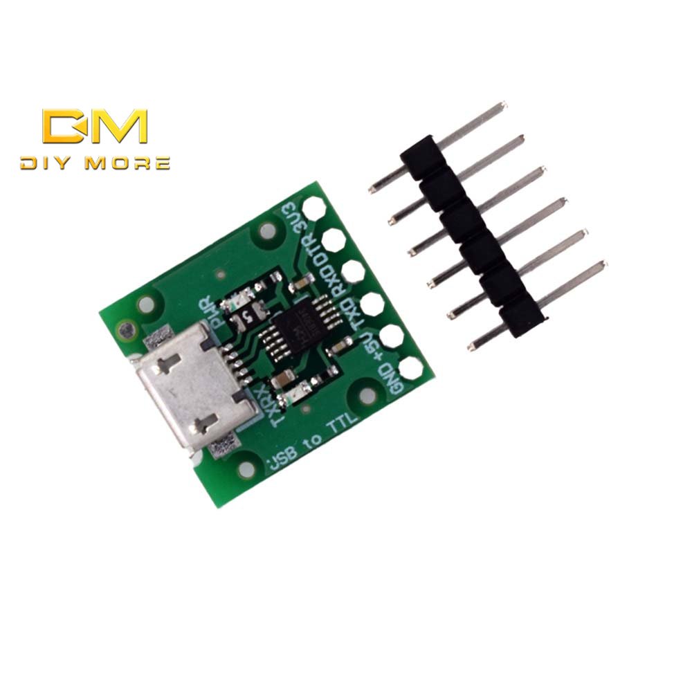 diymore-dc3-3-5v-6pin-pin-ch340e-msop10-โมดูลไมโครอินเตอร์เฟซ-usb-เป็น-ttl-โมดูลดาวน์โหลด-พร้อมหัว