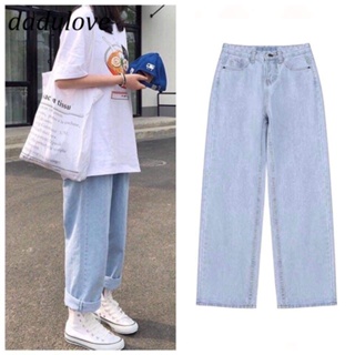 DaDulove💕 New Korean Style Womens High Waist Jeans Loose plus Size Wide Leg Pants Fashion Womens Clothing