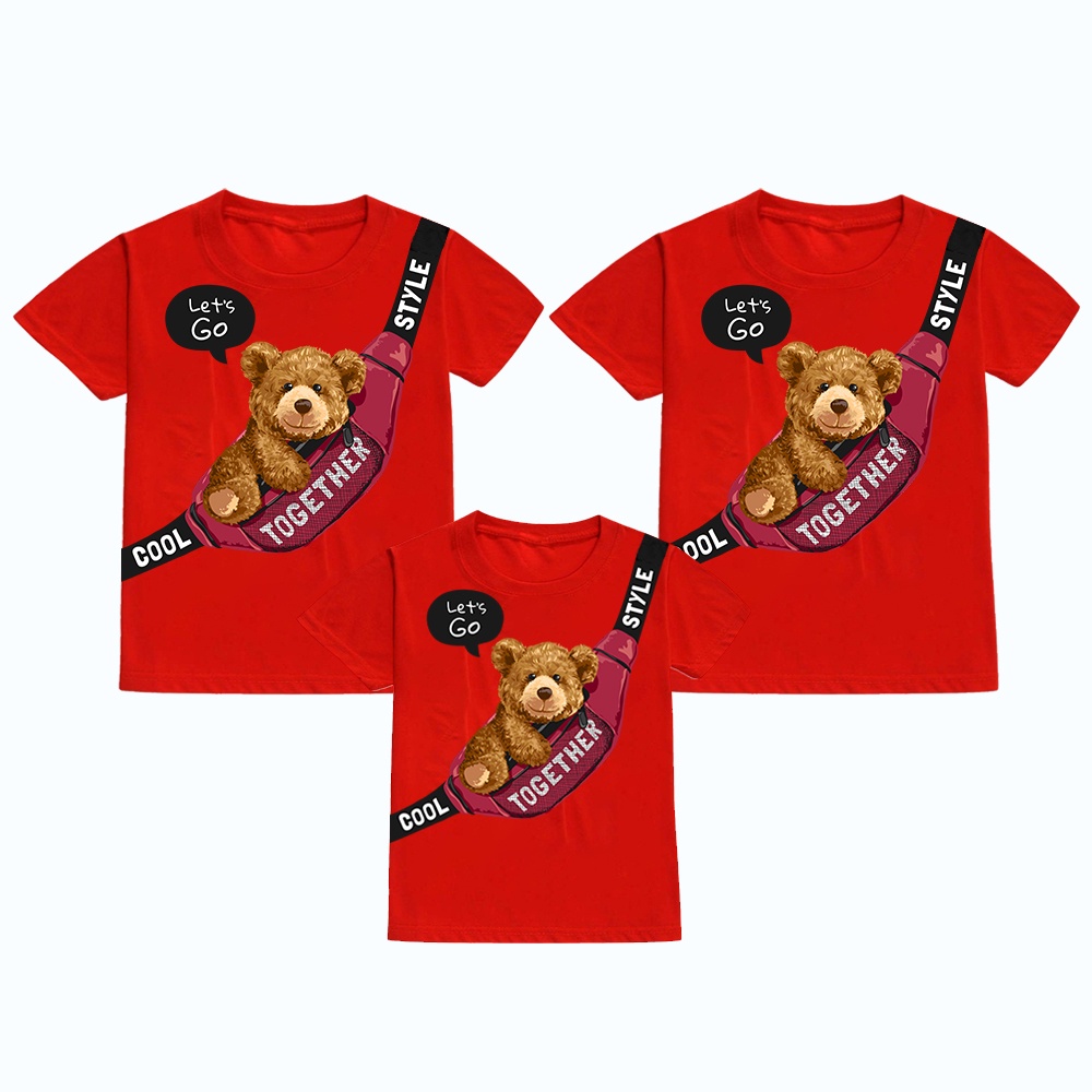 satchel-เสื้อยืดพ่อแม่ลูก-louely-bear-พิมพ์ลายเป็นของขวัญที่ดีที่สุดสำหรับเด็ก
