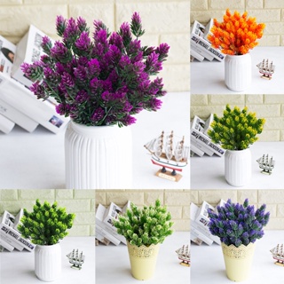 【AG】Fake Flower Vivid Anti-fade Plastic Simulation Cypress Leaf for Home