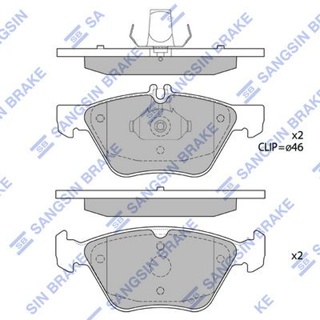 ผ้าดิสเบรคหน้า BENZ CLK C208 A208 E-CLASS W210 VF210 S210 1997- S-CLASS W220 2003- SLK R170 2000- HI-Q