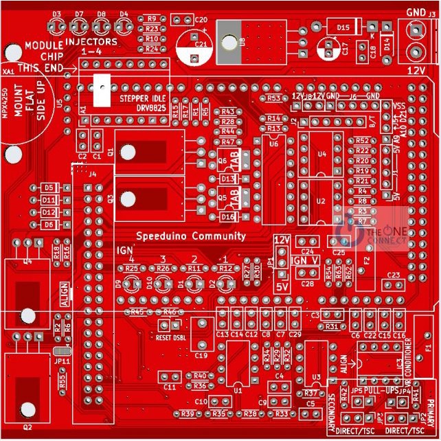 Speeduino 0.4.3d,0.4.4b PCB Arduino ECU Standalone Engine Management ...