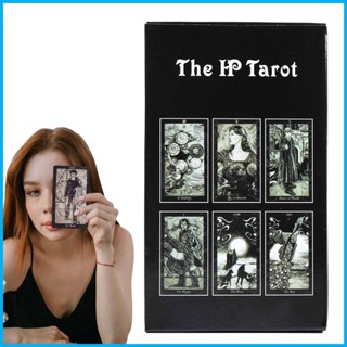 ไพ่ทาโรต์ เกมทํานาย HP Tarot Decks Future Telling Desk Board Game สําหรับผู้เริ่มต้น วัยรุ่น ปาร์ตี้ จัดหา hjuth