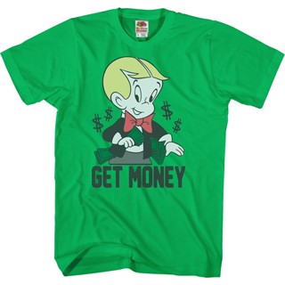 Get Money Richie Rich T-Shirt เสื้อคนอ้วน เสื้อเชิ้ตชาย