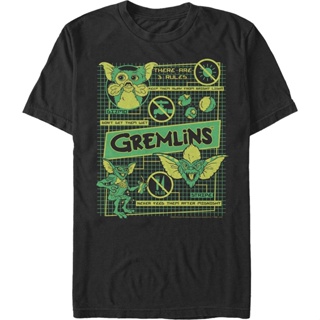 3 Rules Gremlins T-Shirt เสื้อเบลาส์ เสื้อแฟชั่นผญ