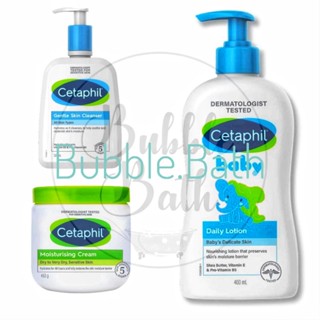 Cetaphil  เซตาฟิล โลชั่นบำรุงผิวสำหรับเด็ก 400ml./คลีนเซอร์  500ml./มอยส์เจอไรซิ่งครีม(กระปุก) 453g.