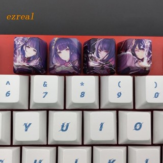 Ez ใหม่ ปุ่มกดคีย์บอร์ด OEM PBT ลายการ์ตูนอนิเมะ สําหรับคีย์บอร์ด