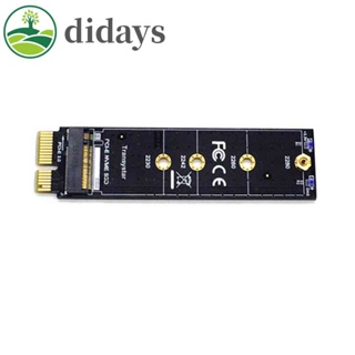 การ์ดอะแดปเตอร์แปลง DIDAYS M.2 NVME SSD PCIE M2 M Key SSD Drive สําหรับแล็ปท็อป