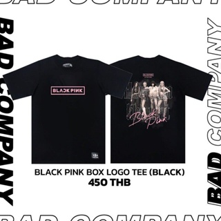 T-shirt Badcompany เสื้อยืดสกรีนลาย "Logo Black" เสื้อยืดคอกลมผ้าคอตตอน ใหม่