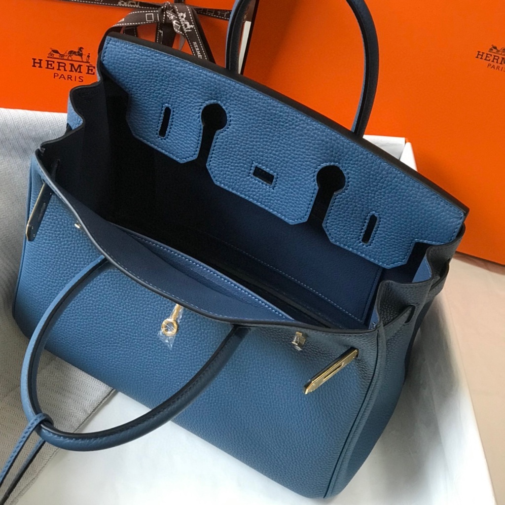 พรี-ราคา10200-hermes-birkin-togo-หนังแท้-กระเป๋าถือ-กระเป๋าแฟชั่น25cm-30cm