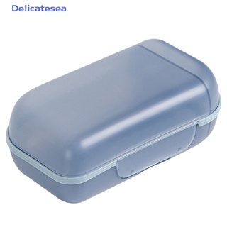 [Delicatesea] กล่องเก็บจานสบู่ พร้อมฝาปิด แบบพกพา 1 ชิ้น