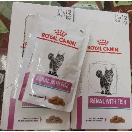 หมดอายุปี-01-2025-royal-canin-renal-with-fish-cat-pouch-85g-รอยัลคานิน-อาหารแมวโรคไต-สูตรปลา-feline-อาหารเปียกแมวโรคไต