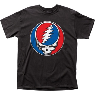 Grateful Dead Logo T-Shirt เสื้อยืดถูกๆ เสื้อ ยืด ผู้ชาย
