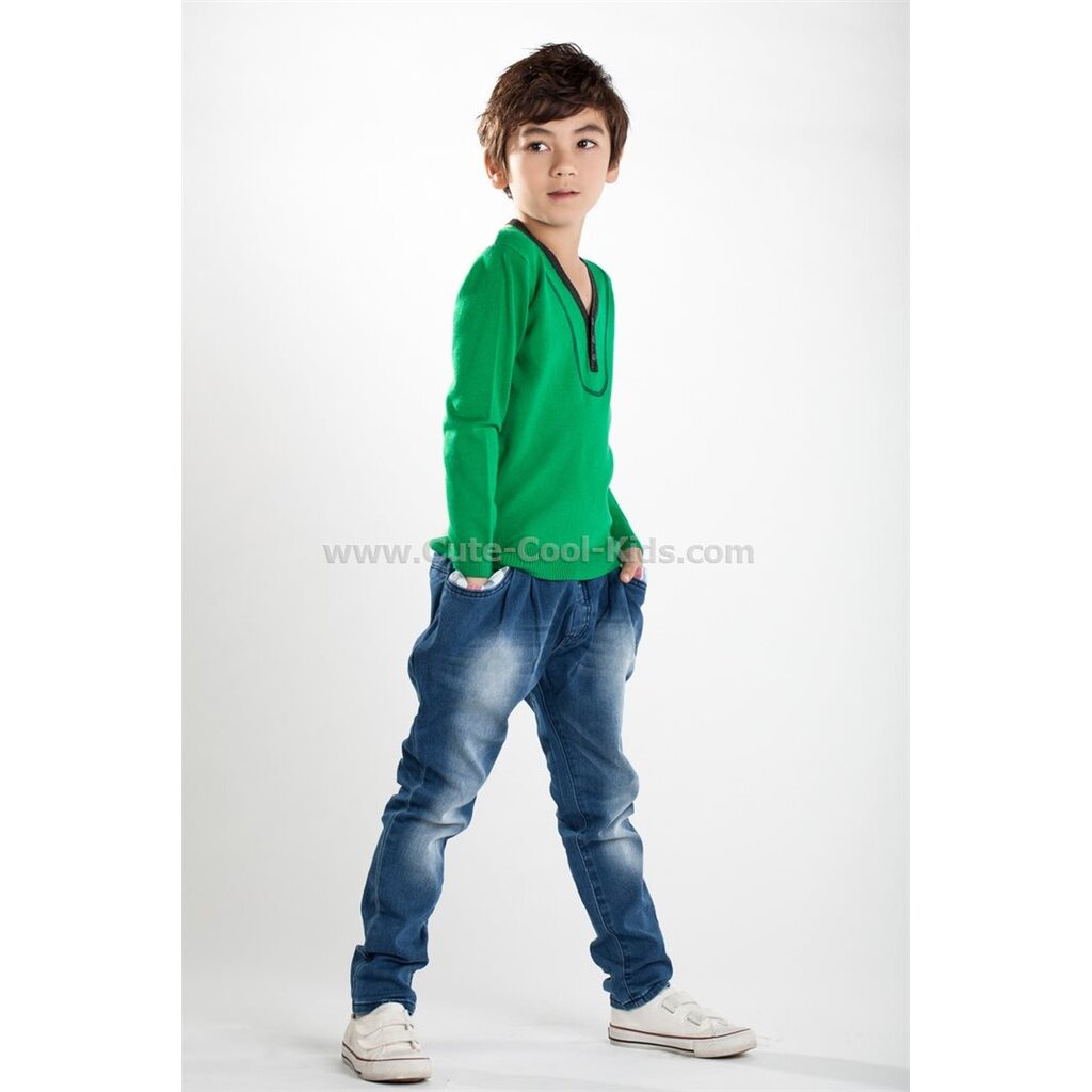 sh-062-เสื้อแขนยาวเด็กชาย-สีเขียว-size-130-6-7y