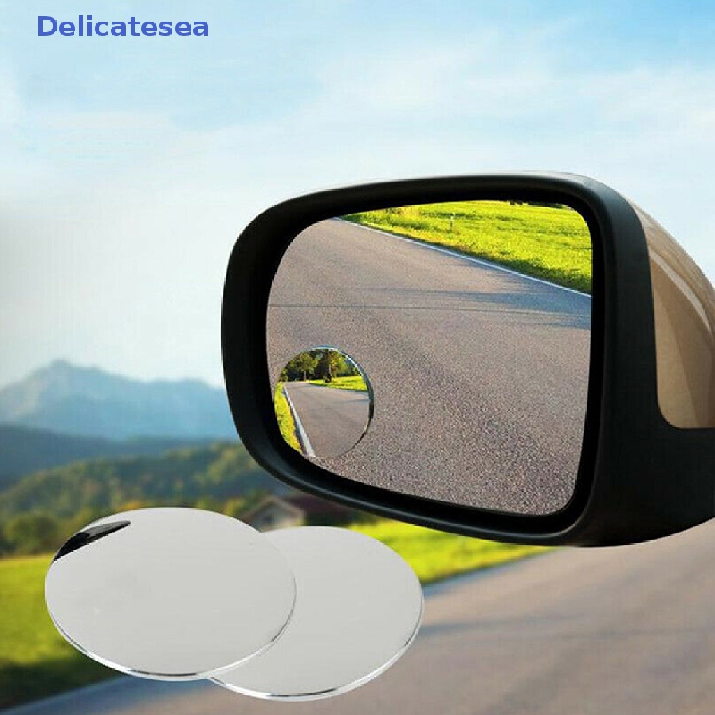 delicatesea-กระจกนูน-มุมกว้าง-มองจุดบอด-สําหรับรถยนต์-2-ชิ้น