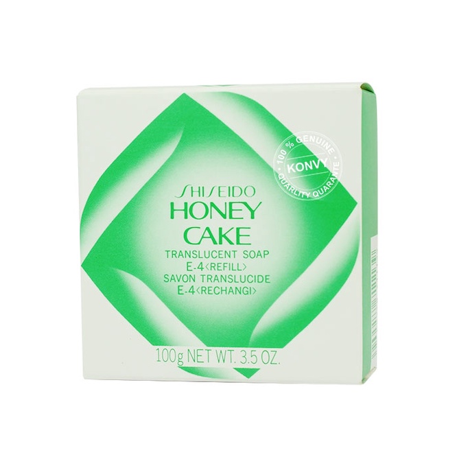 shiseido-honey-cake-translucent-soap-100g-สบู่น้ำผึ้ง-ลดความมันที่ทำให้เกิดสิว-ฉลากภาษาไทย-แท้100