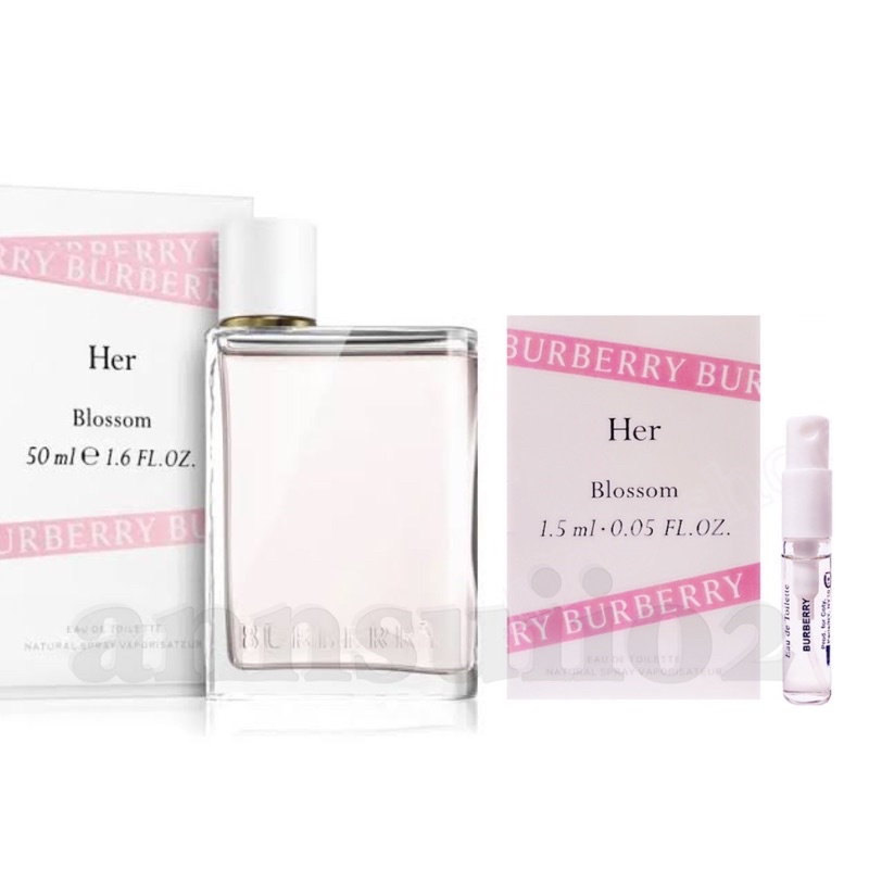 พร้อมส่ง-น้ำหอมแท้100-burberry-her-เทสเตอร์น้ำหอมแบรนด์เนม-ขนาดพกพา-2-ml-หอมติดทนนาน