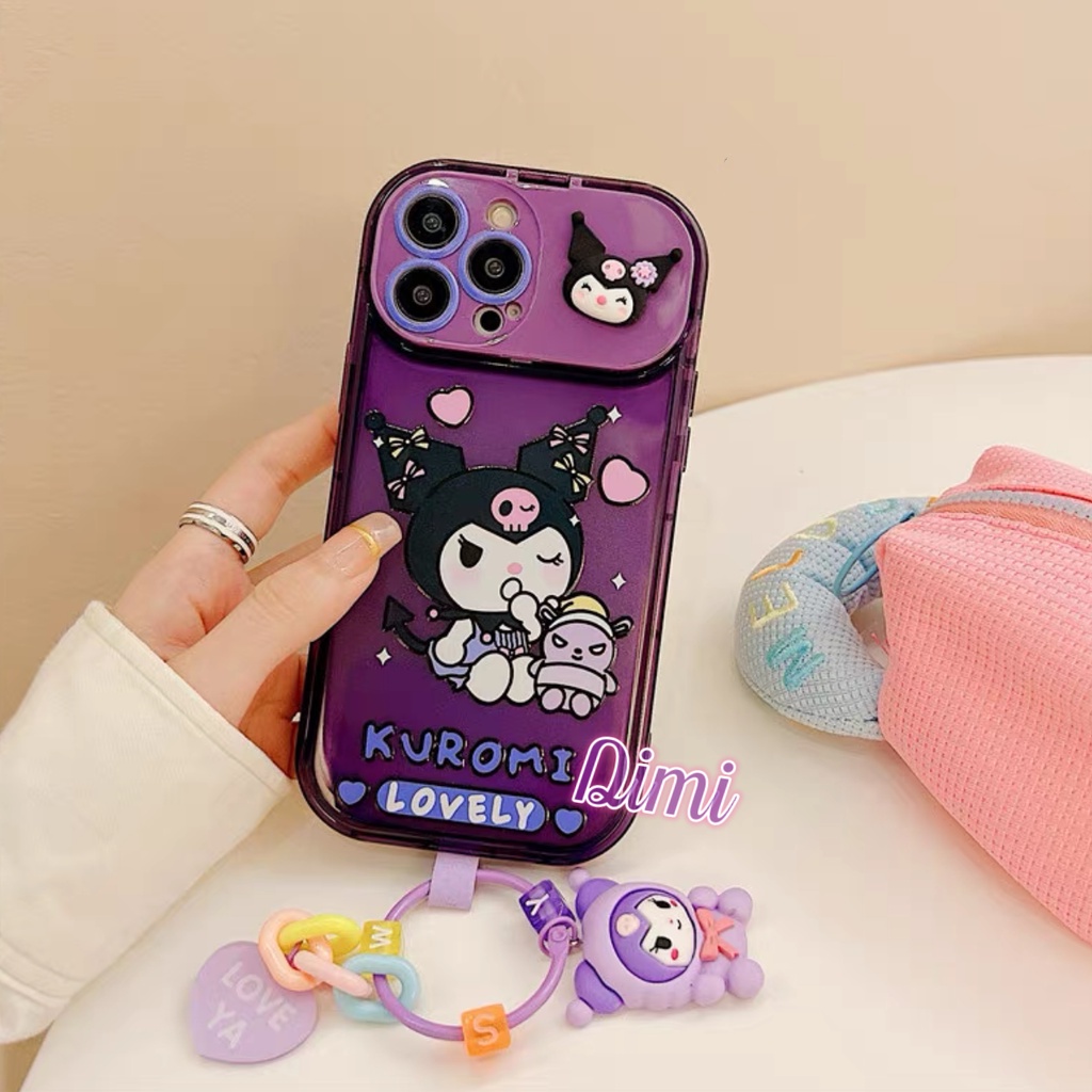 เคสนิ่ม-ขาตั้งได้-มีกระจก-การ์ตูนนูน-สำหรับ-for-iphone-7-7p-8p-xr-11-12-pro-max-13-13promax-14-14pro-14promax-oppo-vivo