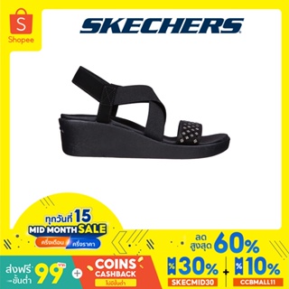 สินค้า Skechers สเก็ตเชอร์ส รองเท้าแตะ ผู้หญิง Arch Fit Rumble Cali Shoes 119265-BLK