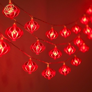 สายไฟ LED สีแดง แบบดั้งเดิม สไตล์จีน สําหรับตกแต่งบ้าน เทศกาลตรุษจีน 1.6 2 เมตร