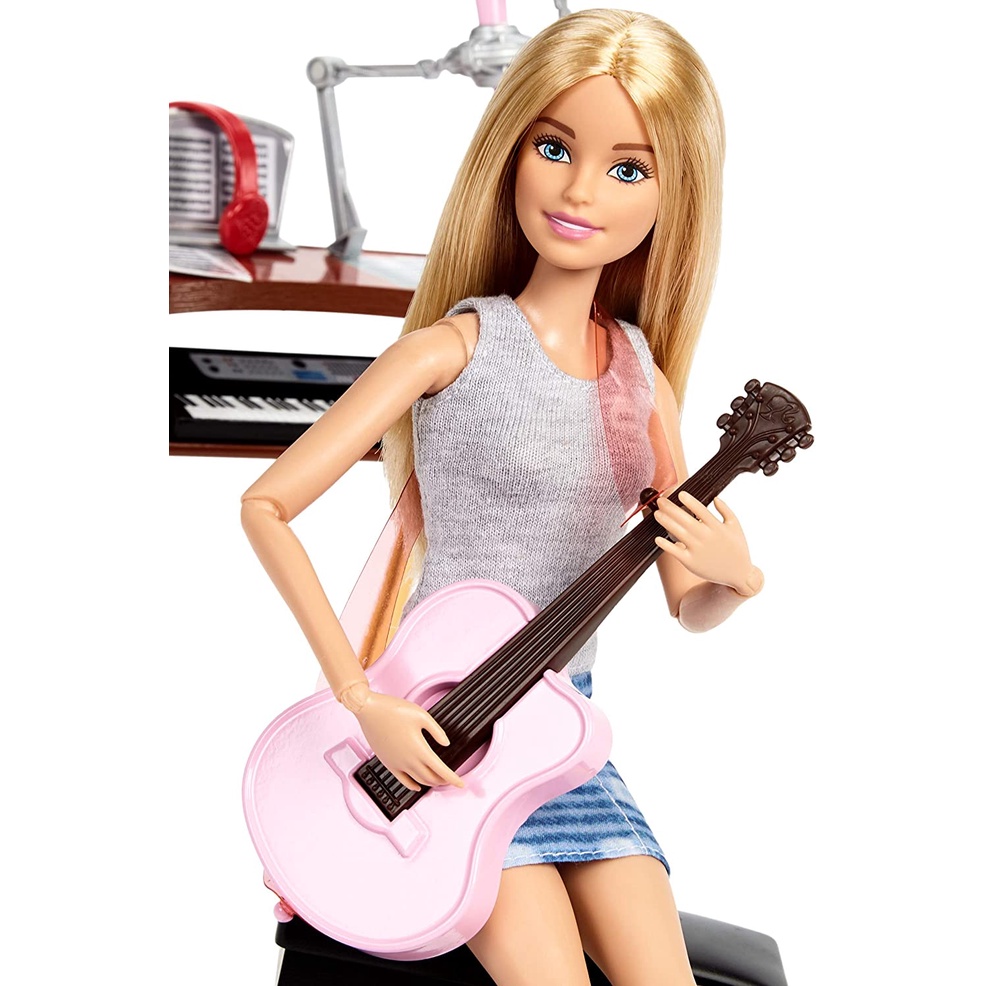 barbie-musician-doll-and-playset-with-guitar-keyboard-amp-more-fcp73-ตุ๊กตาบาร์บี้-พร้อมกีตาร์-คีย์บอร์ด-และชุดเครื่องดนตรี-fcp73