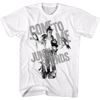 Vintage Come To Me Jungle Friends Ace Ventura T-Shirt เสื้อยืดเปล่า เสื้อผ้าแฟชั่น เสื้อยืด